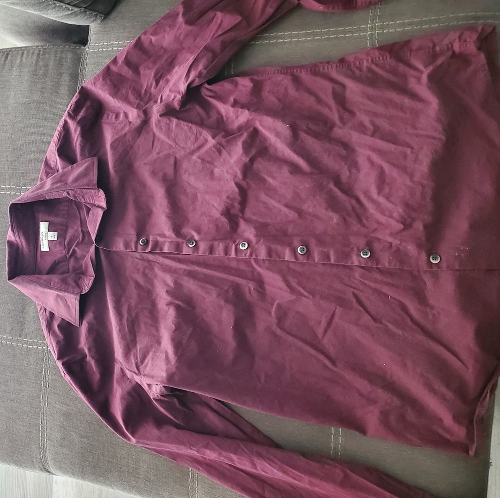 Express 1MX Fitted Dress Shirt